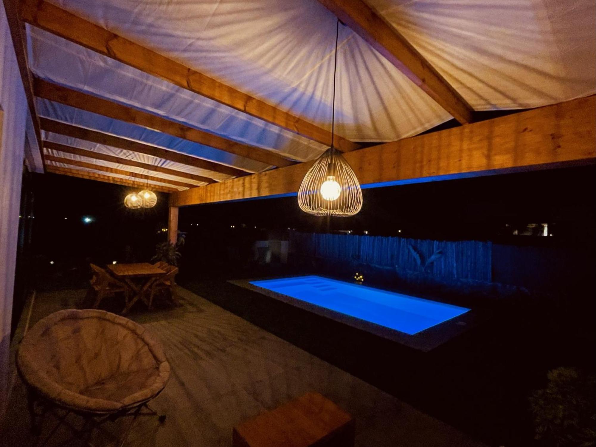 Bungalow + Piscina Independiente La Oliva Esterno foto