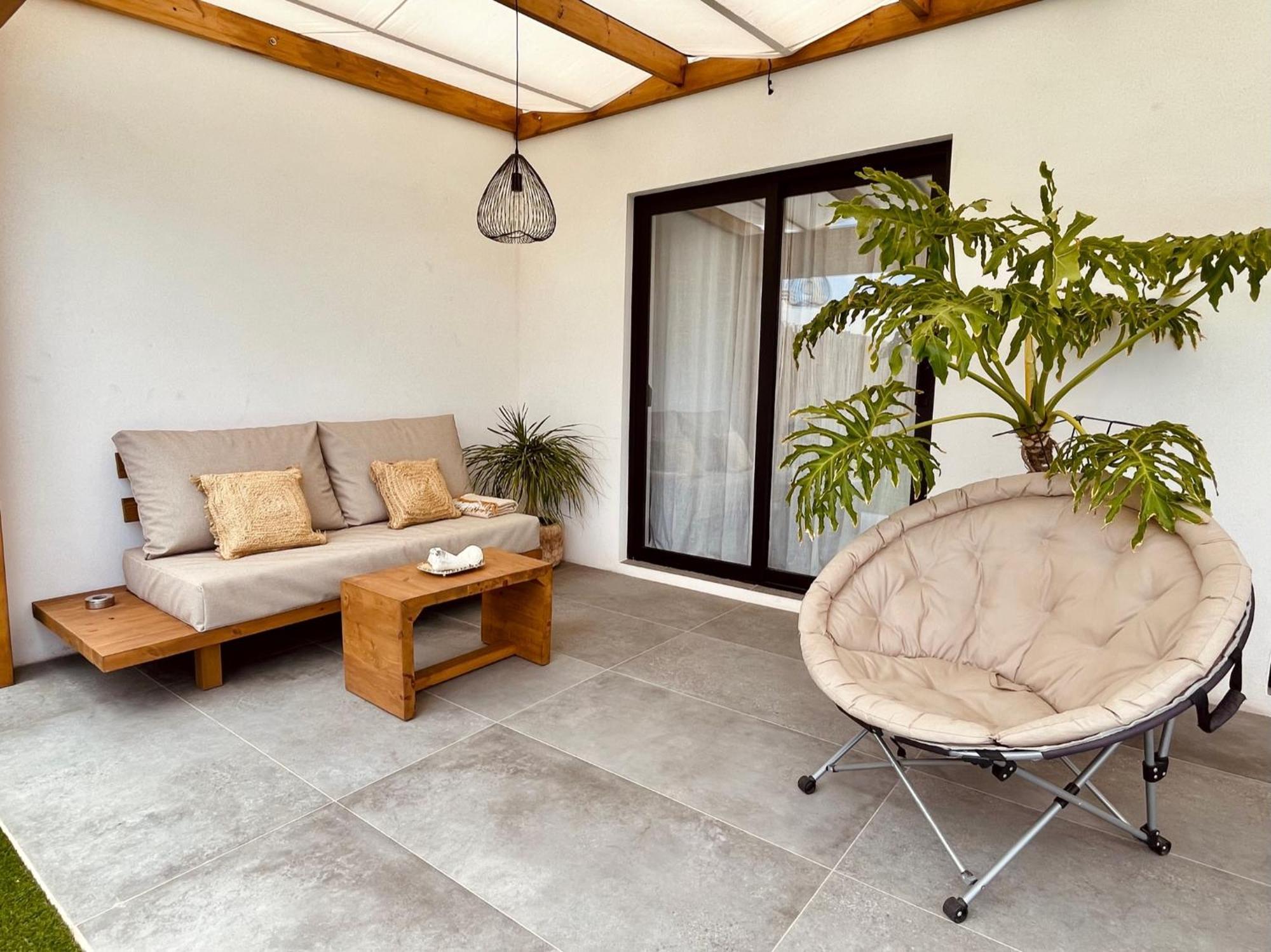 Bungalow + Piscina Independiente La Oliva Esterno foto